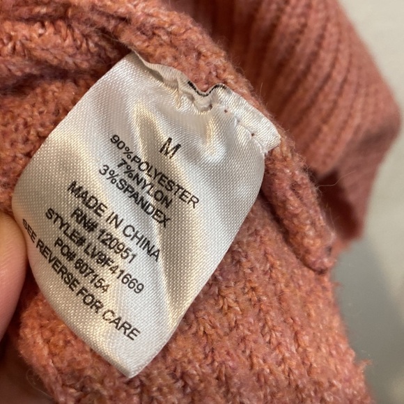 Olive & Oak Color-Block Turtleneck Knit Sweater - Medium - Picture 5 of 8